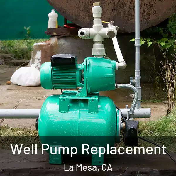  Well Pump Replacement La Mesa, CA